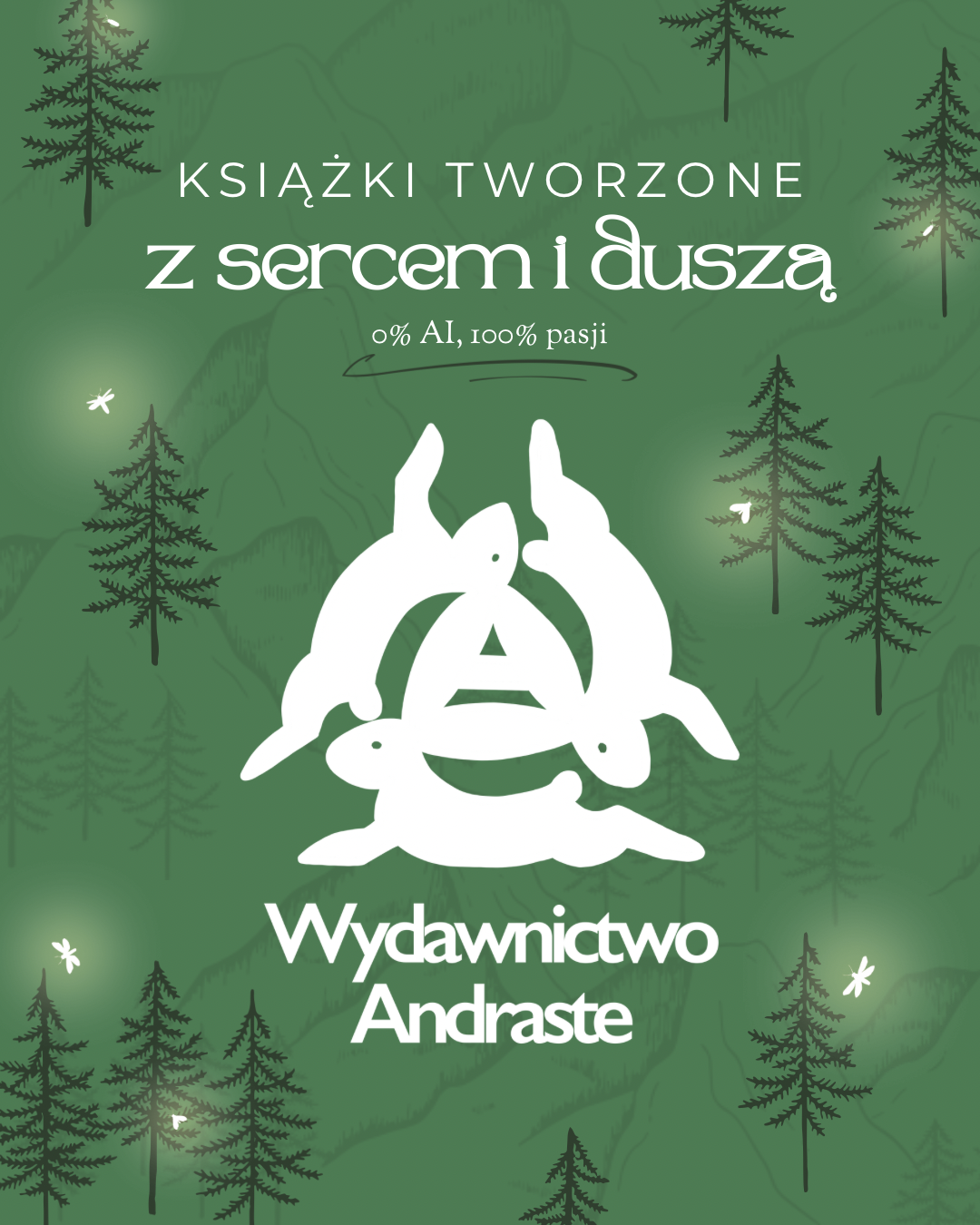 Logo Wydawnictwa Andraste, wystawcy Festiwalu SZTORM 2026