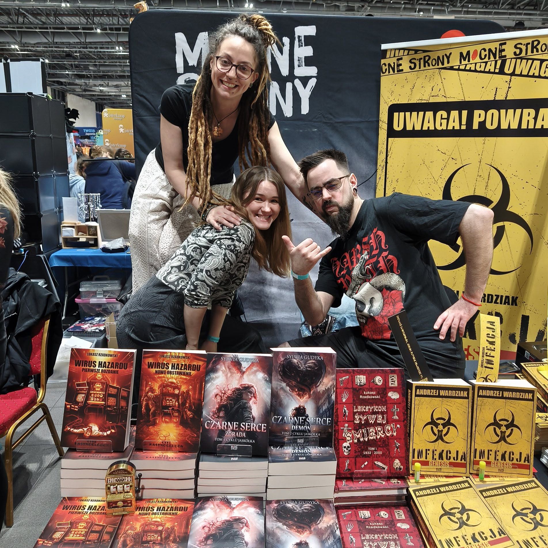 Materiał promocyjny Wydawnictwa Mocne Strony, wystawcy Festiwalu SZTORM 2026